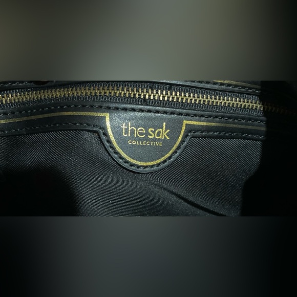 The Sak Blue Leather Shoulder Bag - Picture 6 of 6